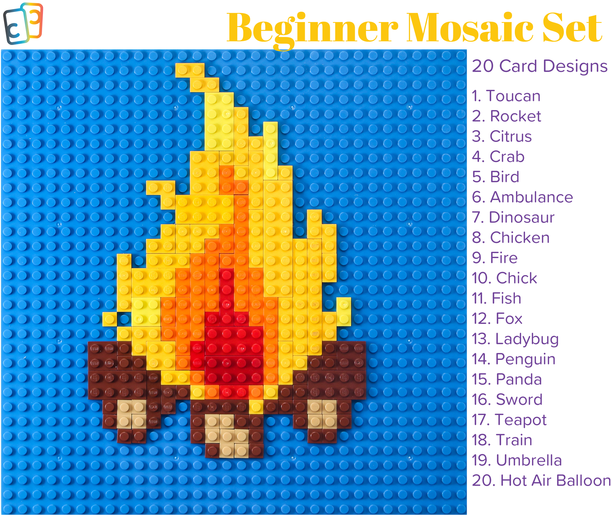 Beginner Brick Building Mosaic